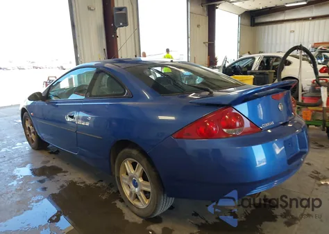 2002 Mercury Cougar V6 из США, поврежденный, VIN 1ZWFT61LX25604800